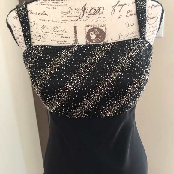 Cameron Blake Mon Cherie Beaded Evening Dress - Picture 2 of 9